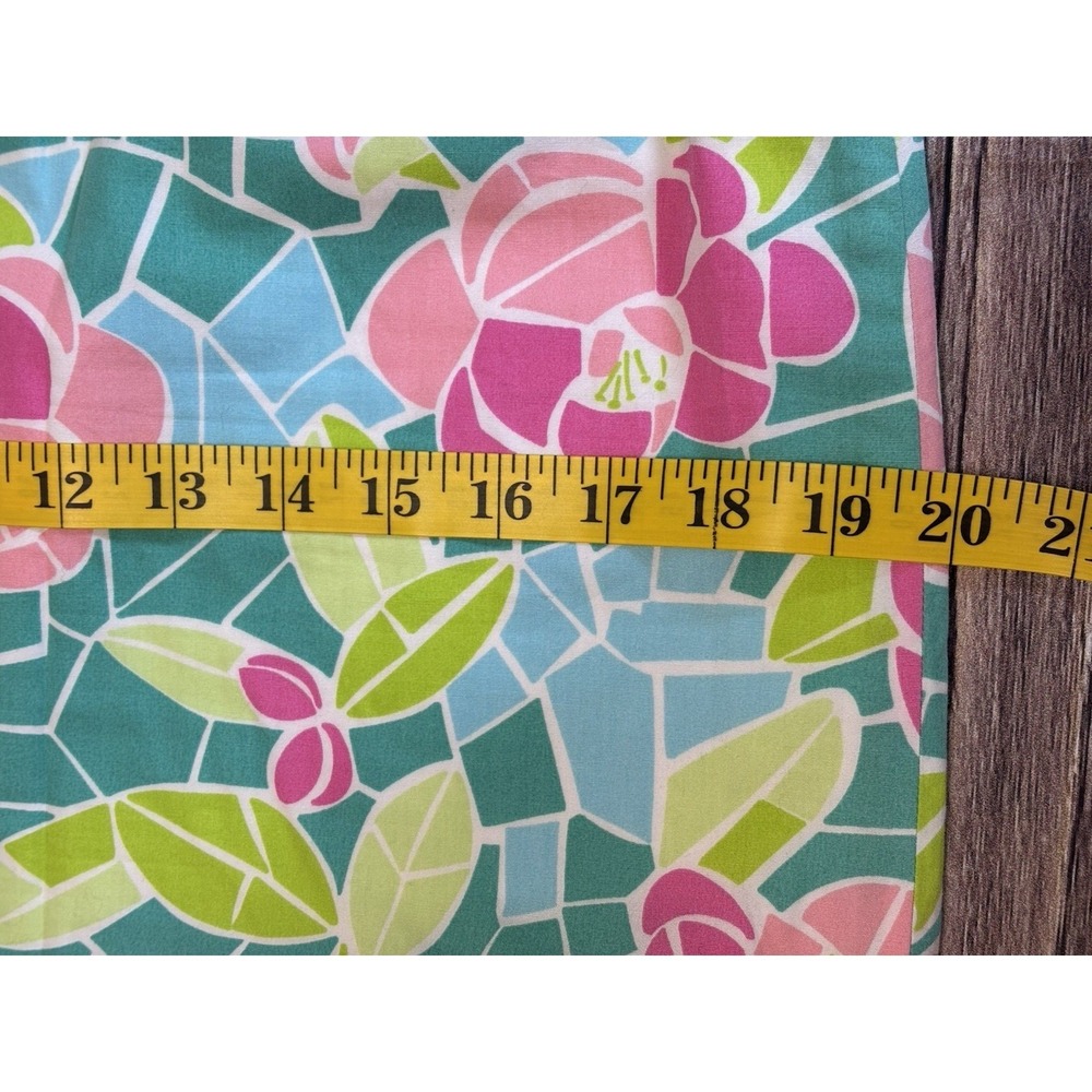 Lilly Pulitzer Skirt Womens 8 Multicolor Floral Mosaic Mini Resort Vacation VTG - Picture 9 of 11